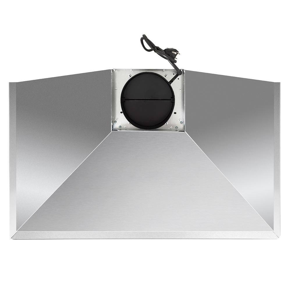 36-Inch Stainless Steel Wall Mount Convertible Range Hood