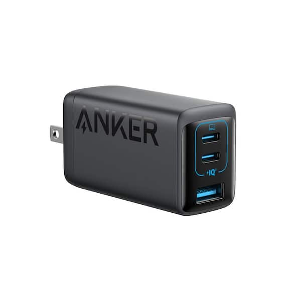 ANKER 65W 充電器 3ポート Anker Anker Charger, 65W 3-Port Fast Compact Foldable USB-C Wall