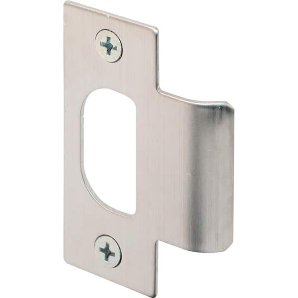 Single Polished Stainless Steel Door Strike Plate 1