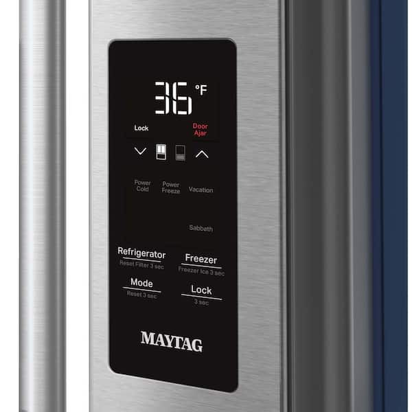 Maytag 36 in. 30.52 cu. ft. Freestanding French Door Refrigerator