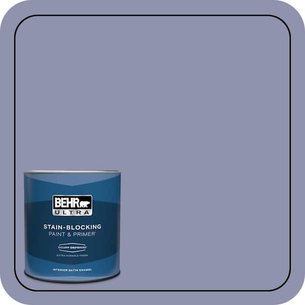 BEHR ULTRA 1 qt. #S560-4 Monarchy Extra Durable Satin Enamel Interior Paint & Primer