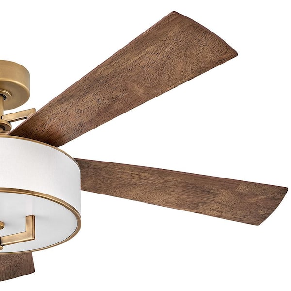HINKLEY Hampton 56 in. Integrated LED Indoor Heritage Brass