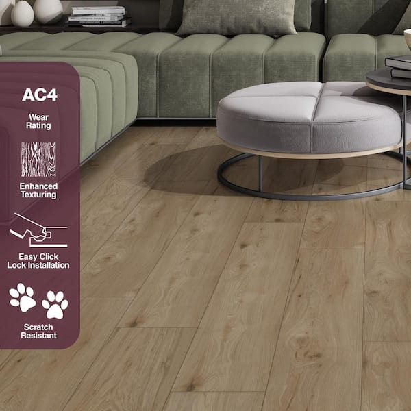 Home Decorators Collection Silva Cove Hickory 12 mm T x 8.03 in W