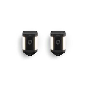 Spotlight Cam Plus, Battery - Outdoor Smart Security Camera, Black (2-pack)