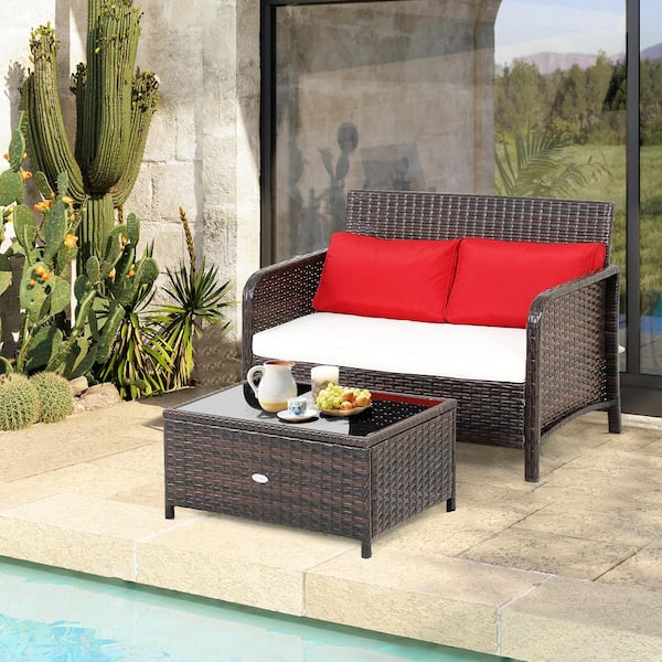 Costway patio loveseat sale