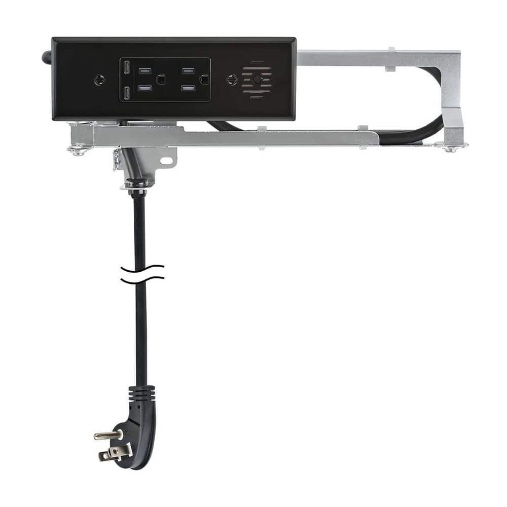 Black 15 Amp Blade In-Drawer Outlet with (2) 65W USB-C and (2) AC Ports price history on PriceWatchPro