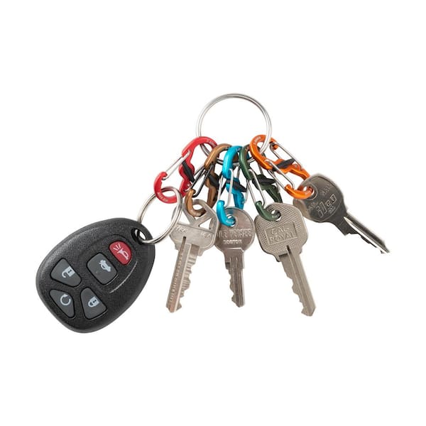 Spring-Loaded Carabiner with Twist-Locking Gate Keychain Holder – Self  Defense Keychain Store