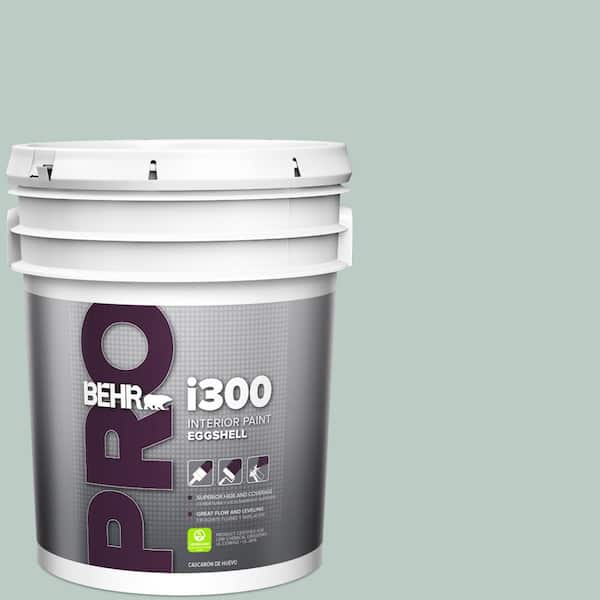 BEHR PRO 5 gal. #HDC-CL-23 Soothing Spring Eggshell Interior Paint