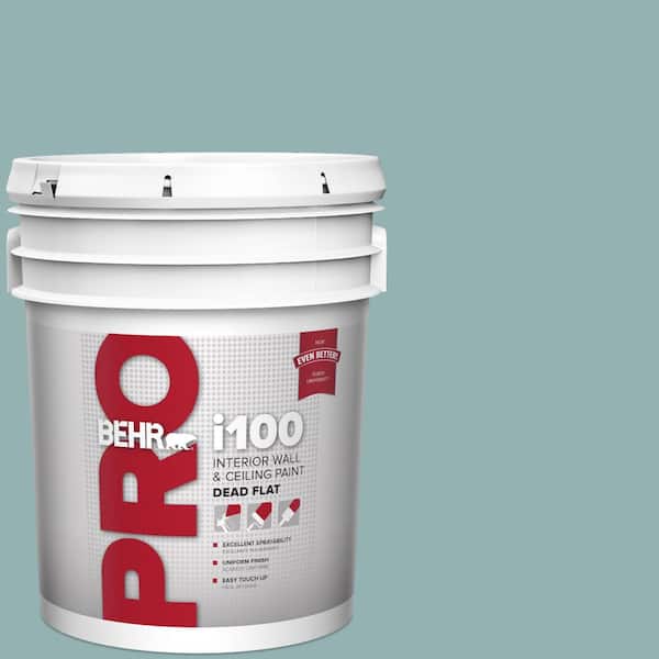 5 gal. #500F-5 Gulf Winds Dead Flat Interior Paint