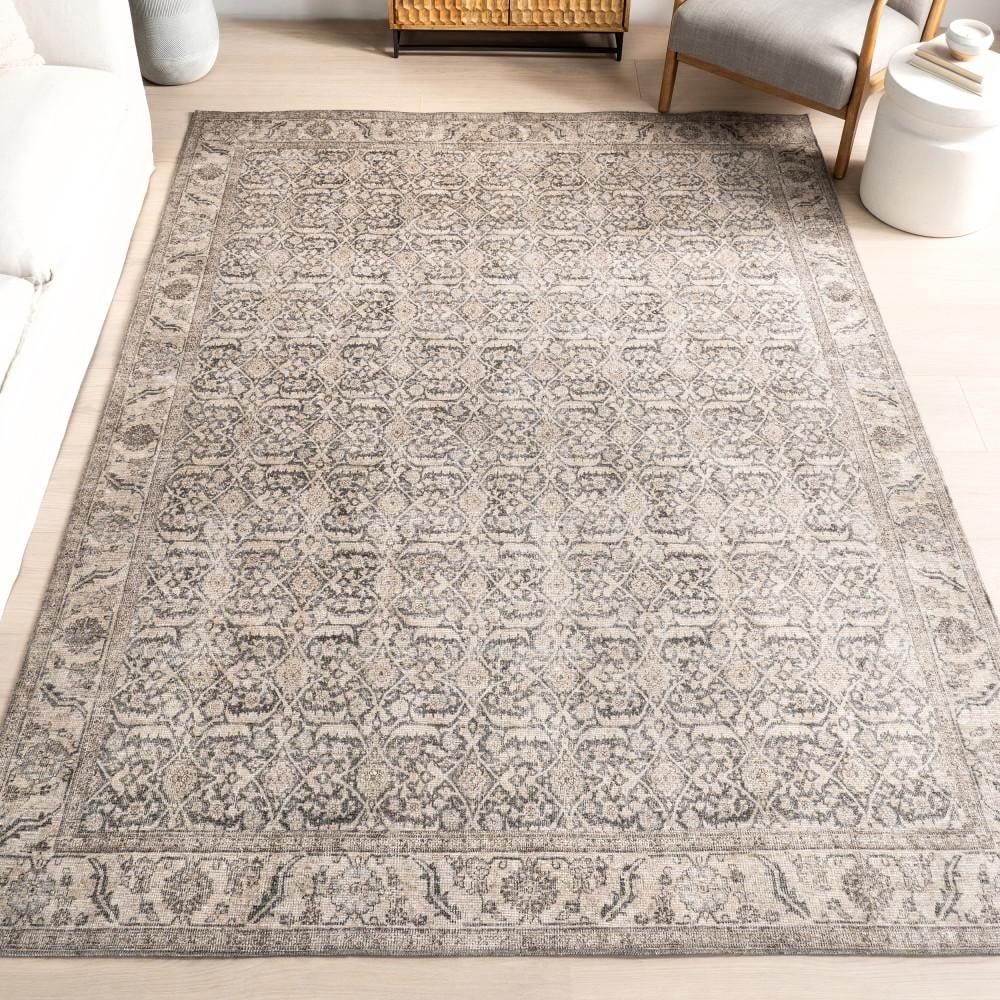 Hillstone Grey 7 ft. 10 in. x 10 ft. Traditional Vintage Medallion Area Rug price history on PriceWatchPro