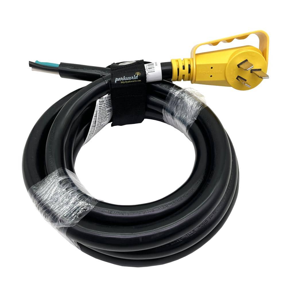 15 ft. 6/3 50 Amp 125/250-Volt NEMA 10-50 Range/EV Charger Power Cord with Handle (10-50P to 3-Wires), Black price history on PriceWatchPro
