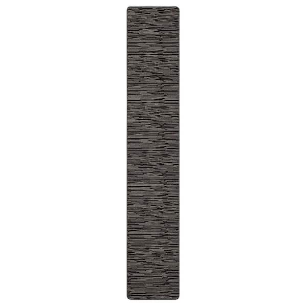 Mohawk Home Tiba Black 2 ft. x 12 ft. Indoor Runner