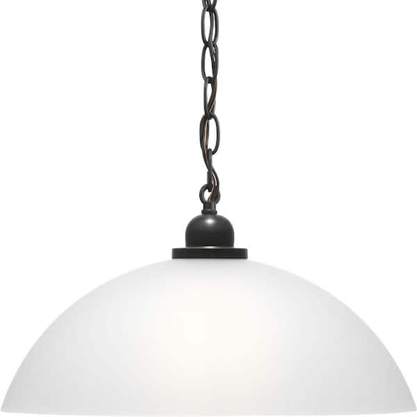 Classic 1-Light Antique Bronze Pendant