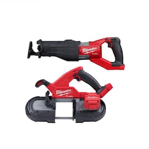 M18 FUEL 18V Lithium-Ion Brushless Cordless Super SAWZALL Orbital Reciprocating Saw w/FUEL Compact Bandsaw