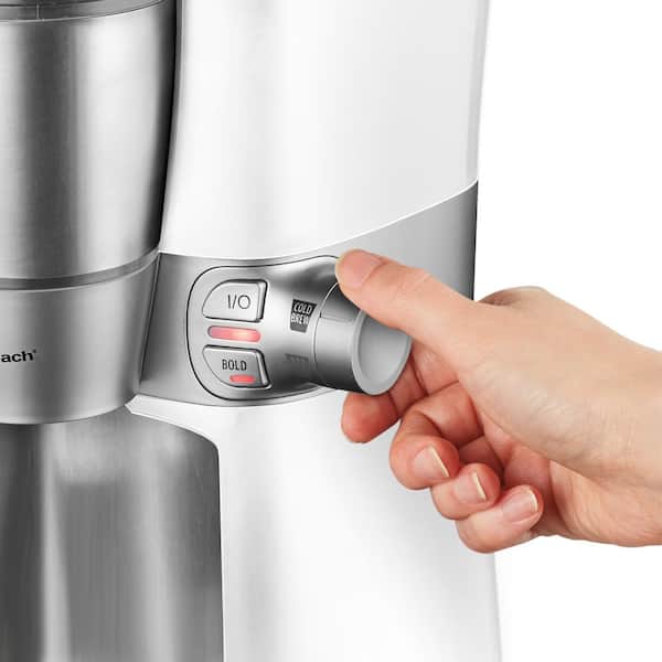 Hamilton Beach Brands, I Convenient Craft 8-Cup White Drip or Pour-Over Coffee Maker