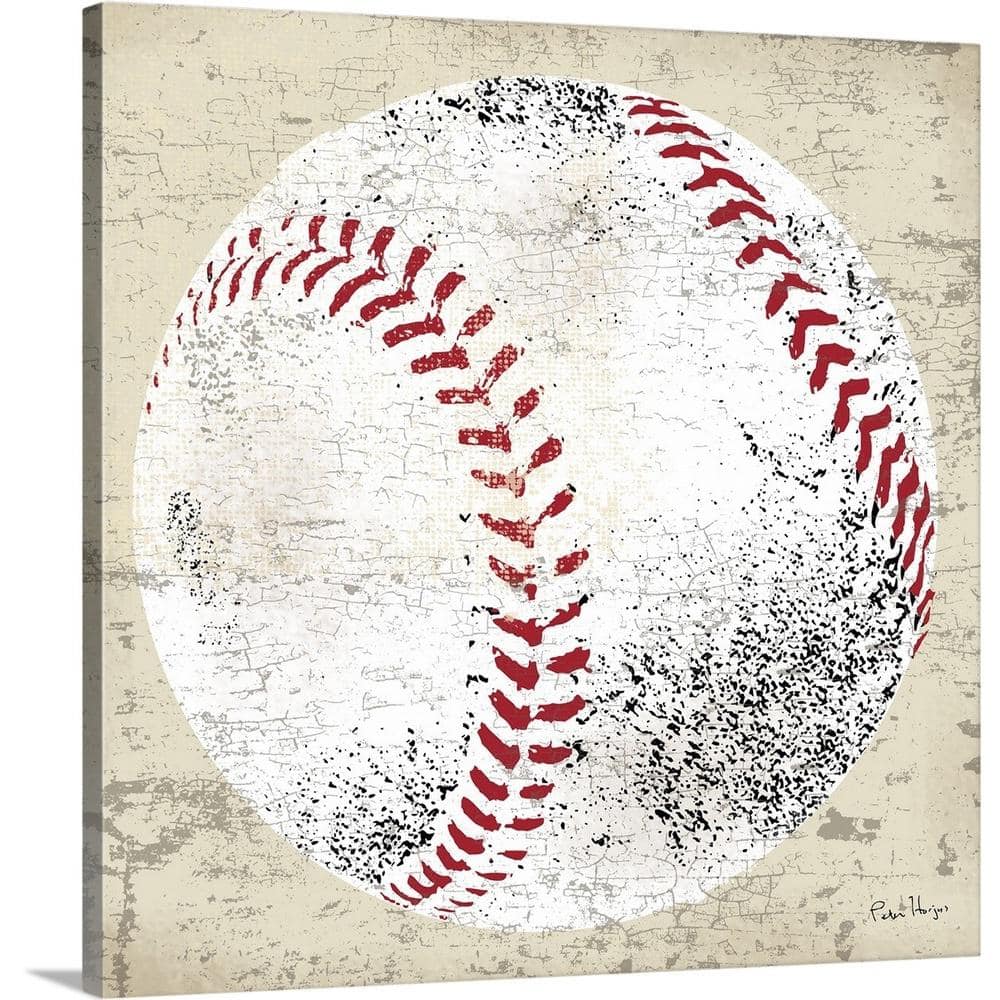 Orbit Hand-Painted Baseball Art
