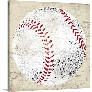 "Vintage Baseball" by Peter Horjus Canvas Wall Art