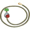 6 ft. Propane Hose Adapter 1 lb. to 20 lbs. Propane Tank Adapter