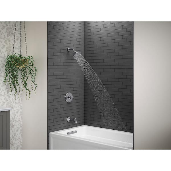 Capilano Single-Handle 3-Spray Tub and Shower Faucet in Polished Chrome (Valve Included)