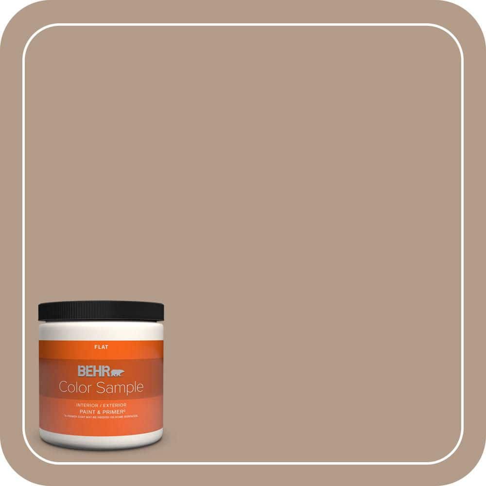 8 oz. #PMD-77 Rich Taupe Flat Interior/Exterior Paint & Primer Color Sample price history on PriceWatchPro