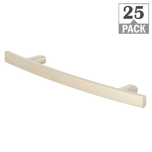 Everbilt Contemporary Beam 5-1/16 in. (128 mm) Champagne Classic Cabinet Pull (25-Pack)