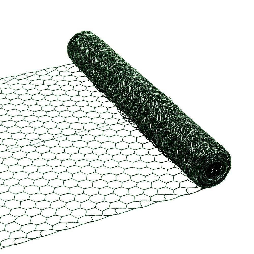 Everbilt 1 in. Mesh 4 ft. x 25 ft. 20-Gauge Galvanized Steel Poultry Netting  308406EB - The Home Depot