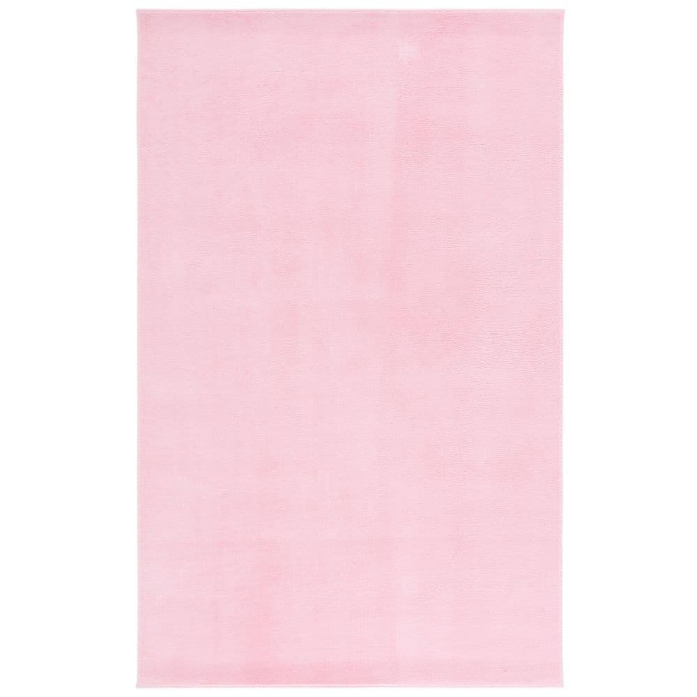 Loft Pink 5 ft. x 8 ft. Machine Washable Modern Solid Area Rug price history on PriceWatchPro