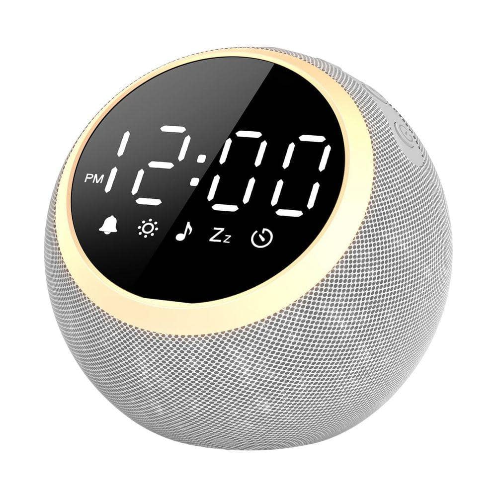 White Noise Alarm Clock with Night Light, 25 Soothing Sounds, Adjustable Brightness, Sleep Timer, Ideal for Bedrooms SA1159B321 - The Home Depot White Noise Alarm Clock with Night Light, 25 Soothing Sounds, Adjustable Brightness, Sleep Timer, Ideal for Bedrooms SA1159B321 - The Home Depot