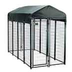 4 ft. x 8 ft. x 6 ft. Uptown Premium Steel Boxed Kennel Kit