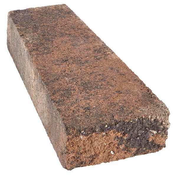 Pavestone ProMuro 3 in. x 5.25 in. x 14 in. Charcoal/Tan Concrete Wall Cap