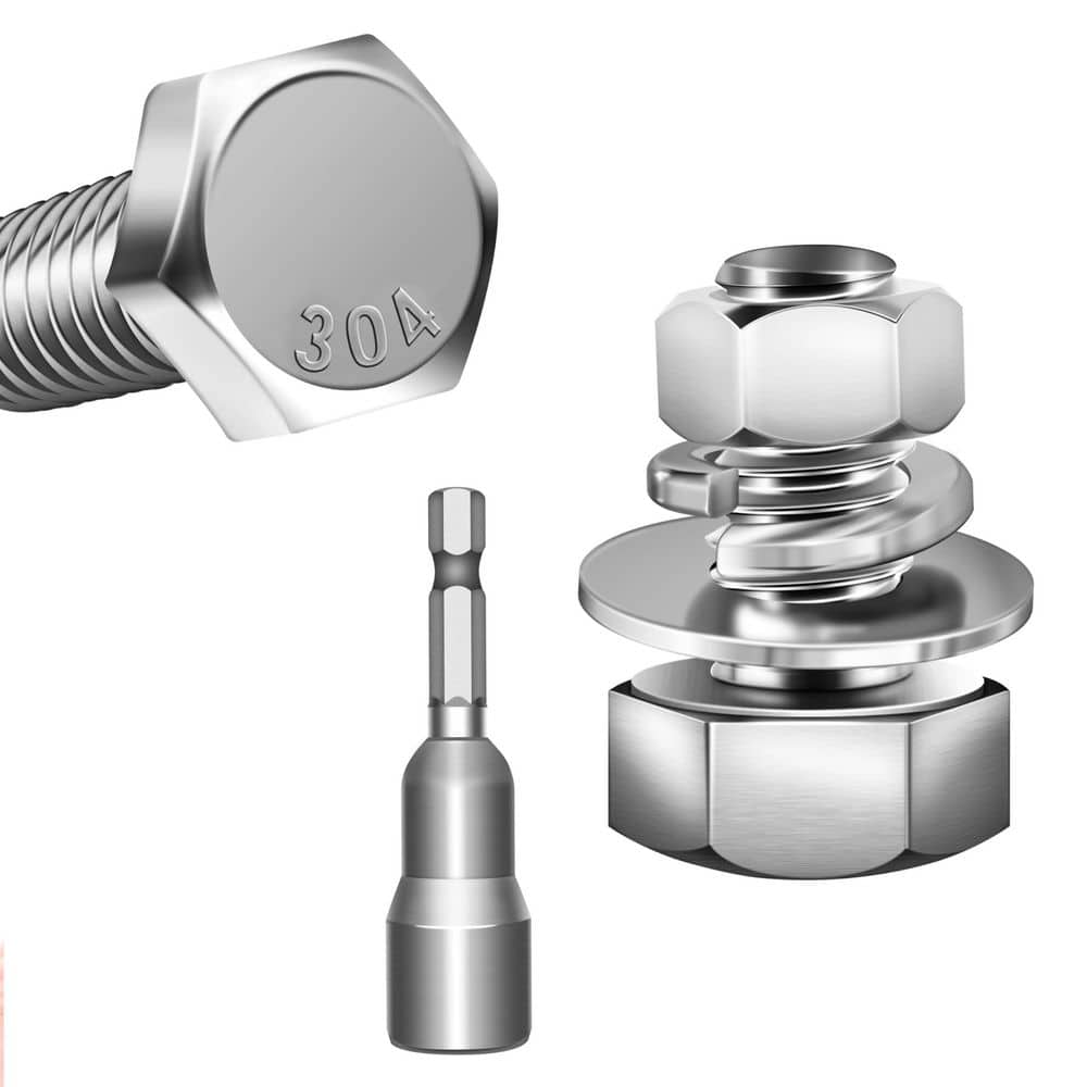 3/8 in. -16 x 3/4 in. 304 Stainless Steel Hex Bolt (12-Pack) price history on PriceWatchPro