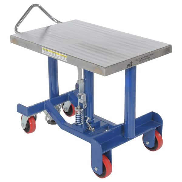 Vestil 1,000 lb. Capacity Low Profile Hydraulic Post Table