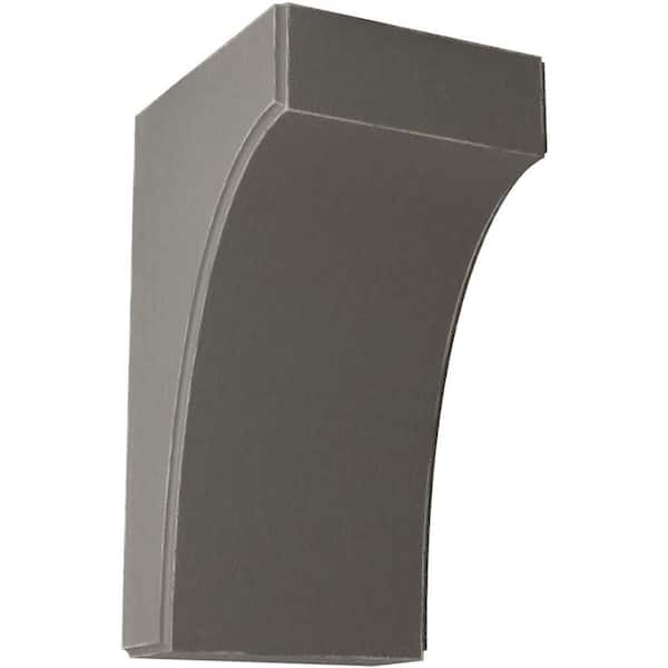 Ekena Millwork 5-1/4 in. x 10 in. x 6 in. Reclaimed Grey Clarksville Wood Vintage Decor Bracket