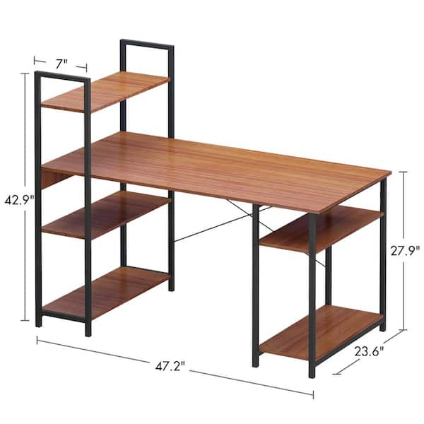 study table iron frame