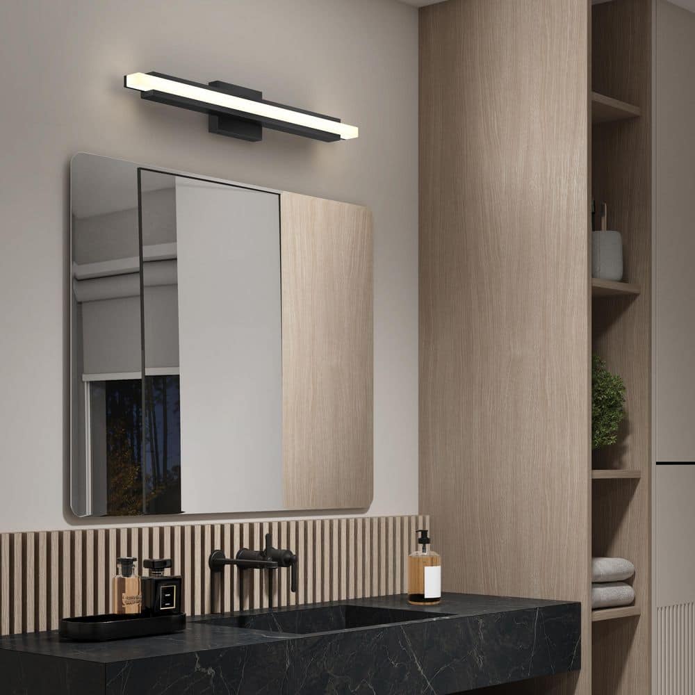 オフィーリア5 Artika Ophelia 27 in. 1-Light Matte Black 5CCT Integrated LED Wall