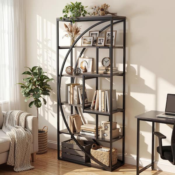 TRIBESIGNS WAY TO ORIGIN 70.86 in. Tall Gray Engineered Wood 8