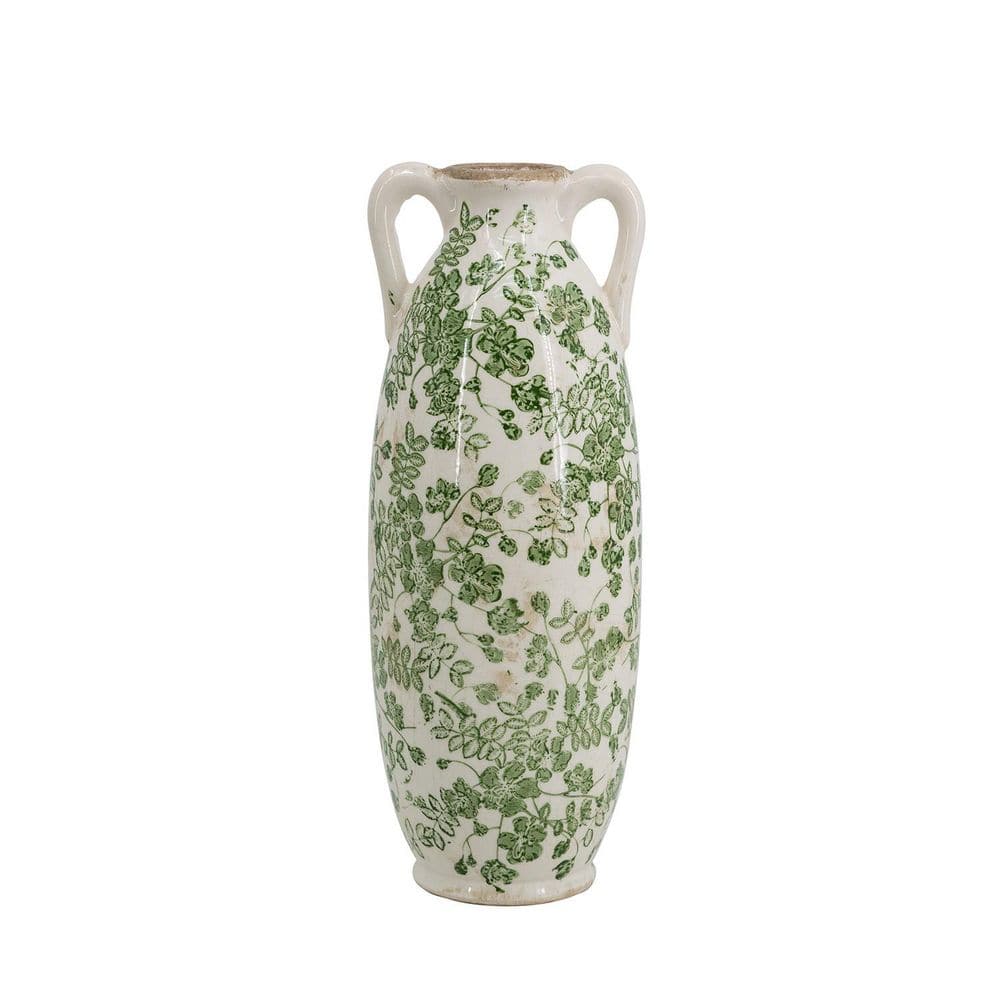 13.8 in. Green Ceramic Amphora Decorative Base price history on PriceWatchPro