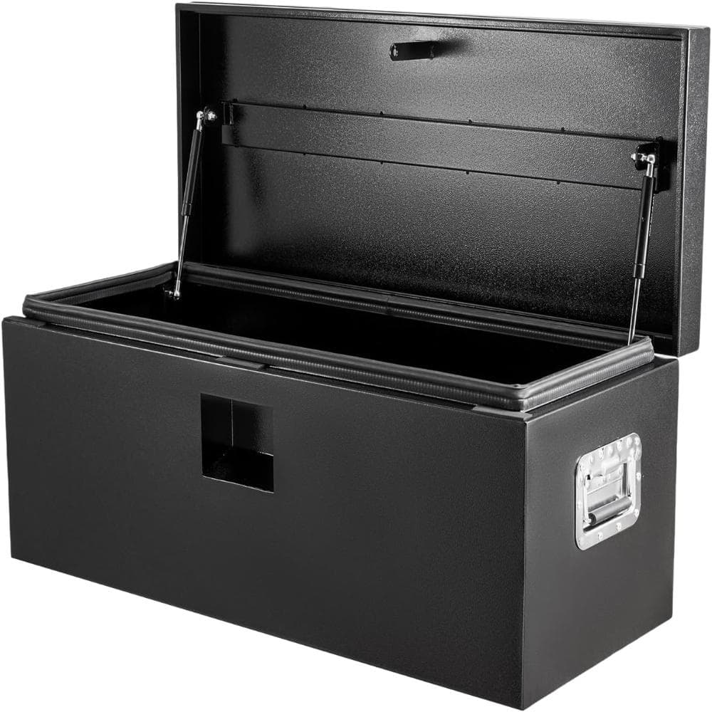 36 in. Trailer Tongue Box & Truck Tool Box, Heavy Duty Storage Chest in Black price history on PriceWatchPro