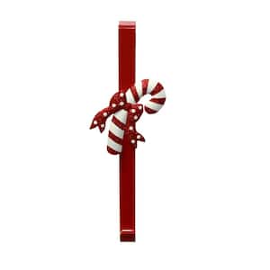 14 in. Metal Candy Cane Wreath Hanger