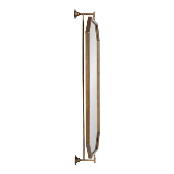 Kate and Laurel Darbridge 24.00 in. W x 46.75 in. H Gold Octagon