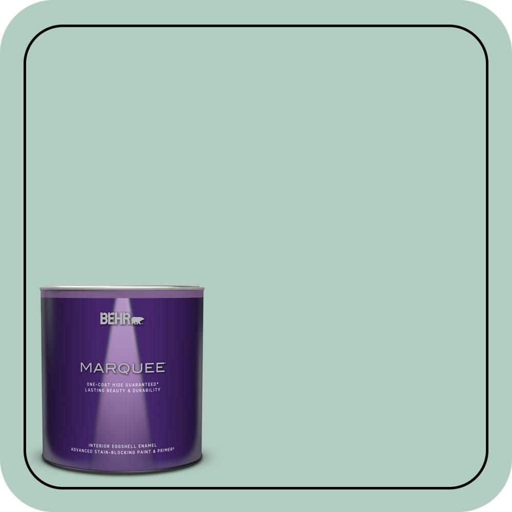 1 qt. #M430-3 Wintergreen Dream One-Coat Hide Eggshell Enamel Interior Paint & Primer price history on PriceWatchPro