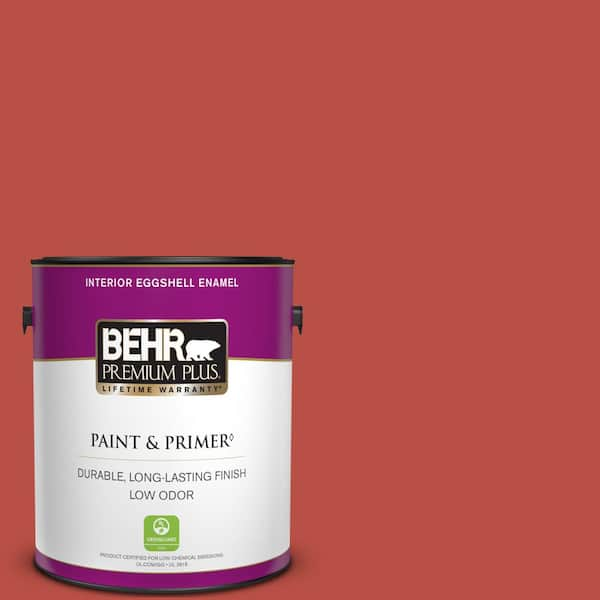 BEHR PREMIUM PLUS 1 gal. #T14-20 Amaryllis Eggshell Enamel Low Odor Interior Paint & Primer