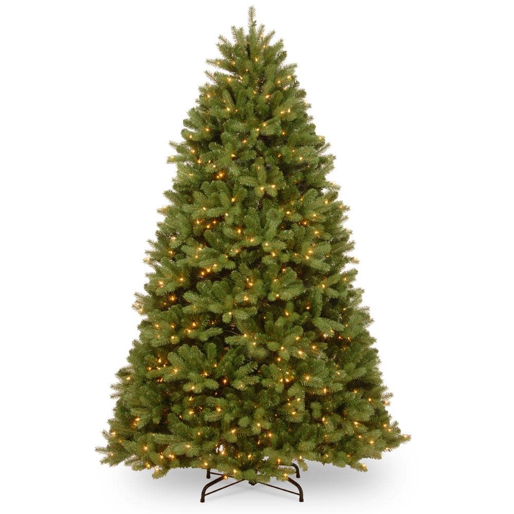 7.5 ft. Prelit Newberry Spruce Artificial Christmas Tree with Clear Lights