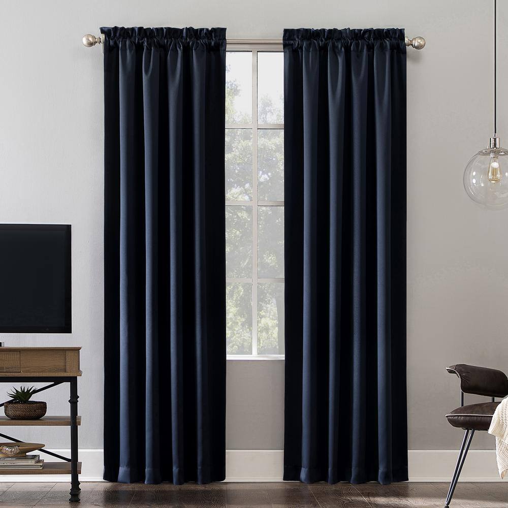 Reviews for Sun Zero Alna Theater Grade Navy Polyester 52 in. W x 63 in
