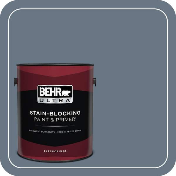 BEHR ULTRA 1 gal. #MQ5-19 Hypnotic Flat Exterior Paint & Primer