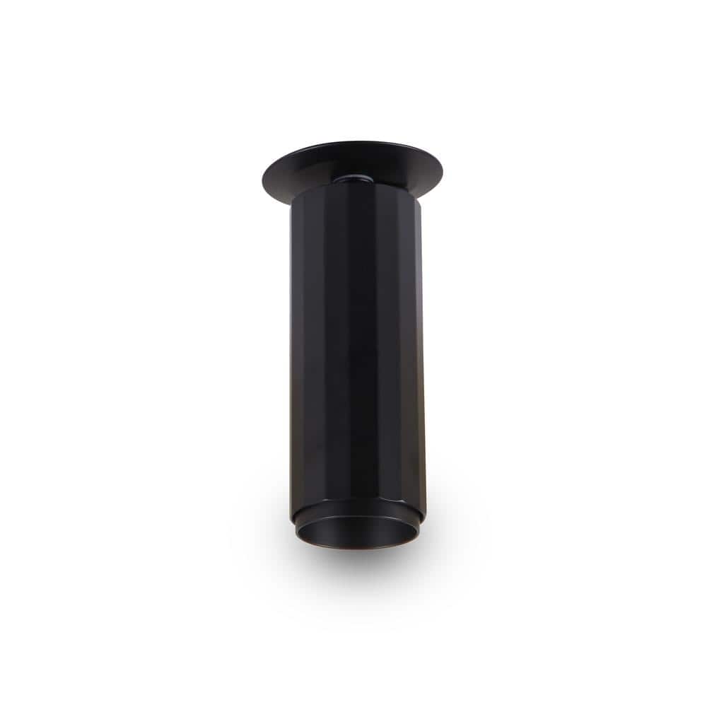 Orbit Series Black Aluminum LED Adjustable Flush Spotlight