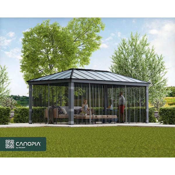Netting Set for Dallas 12 ft. x 20 ft. Outdoor Gazebo