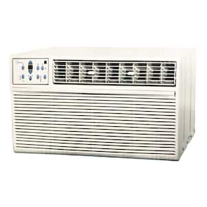 8,000 BTU 115-Volt Through The Wall Air Conditioner with Heat and Cool in White