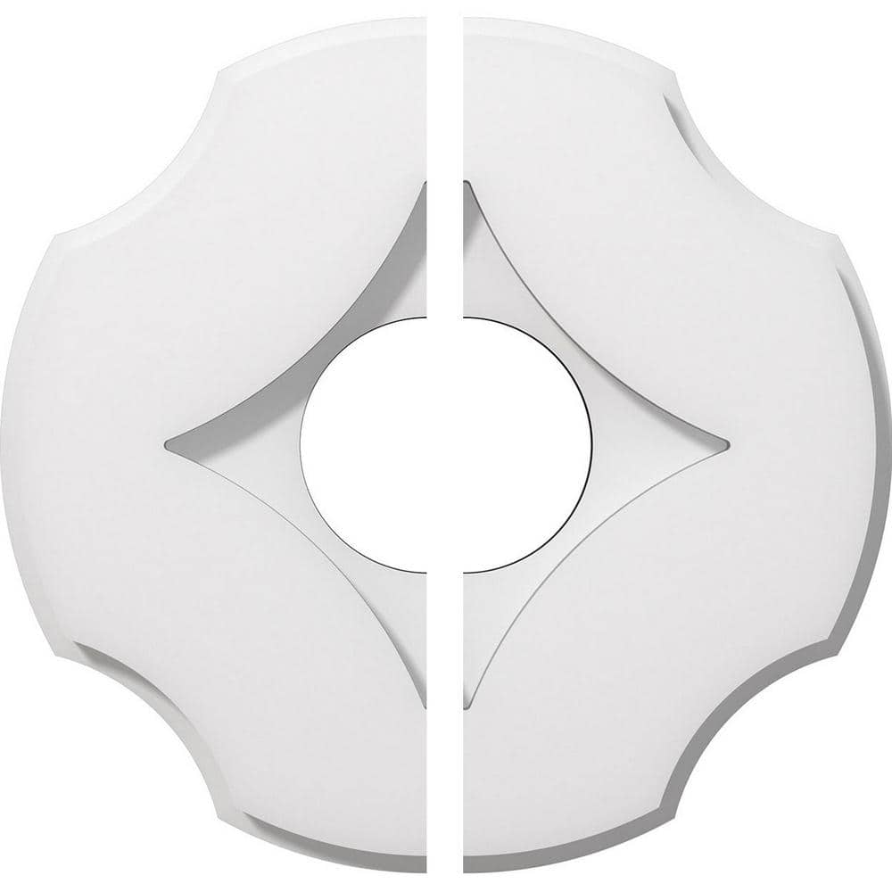 1 in. P X 3-1/2 in. C X 10 in. OD X 3 in. ID Percival Architectural Grade PVC Contemporary Ceiling Medallion, Two Piece price history on PriceWatchPro
