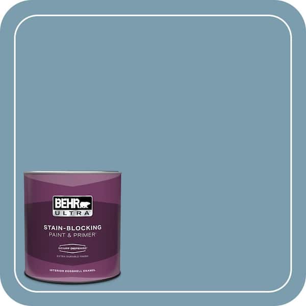 BEHR ULTRA 1 qt. #550F-4 Cool Dusk Extra Durable Eggshell Enamel Interior Paint & Primer